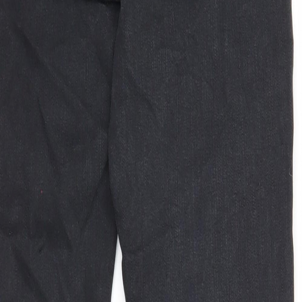 Topshop Womens Black Cotton Skinny Jeans Size 28 in Regular Zip