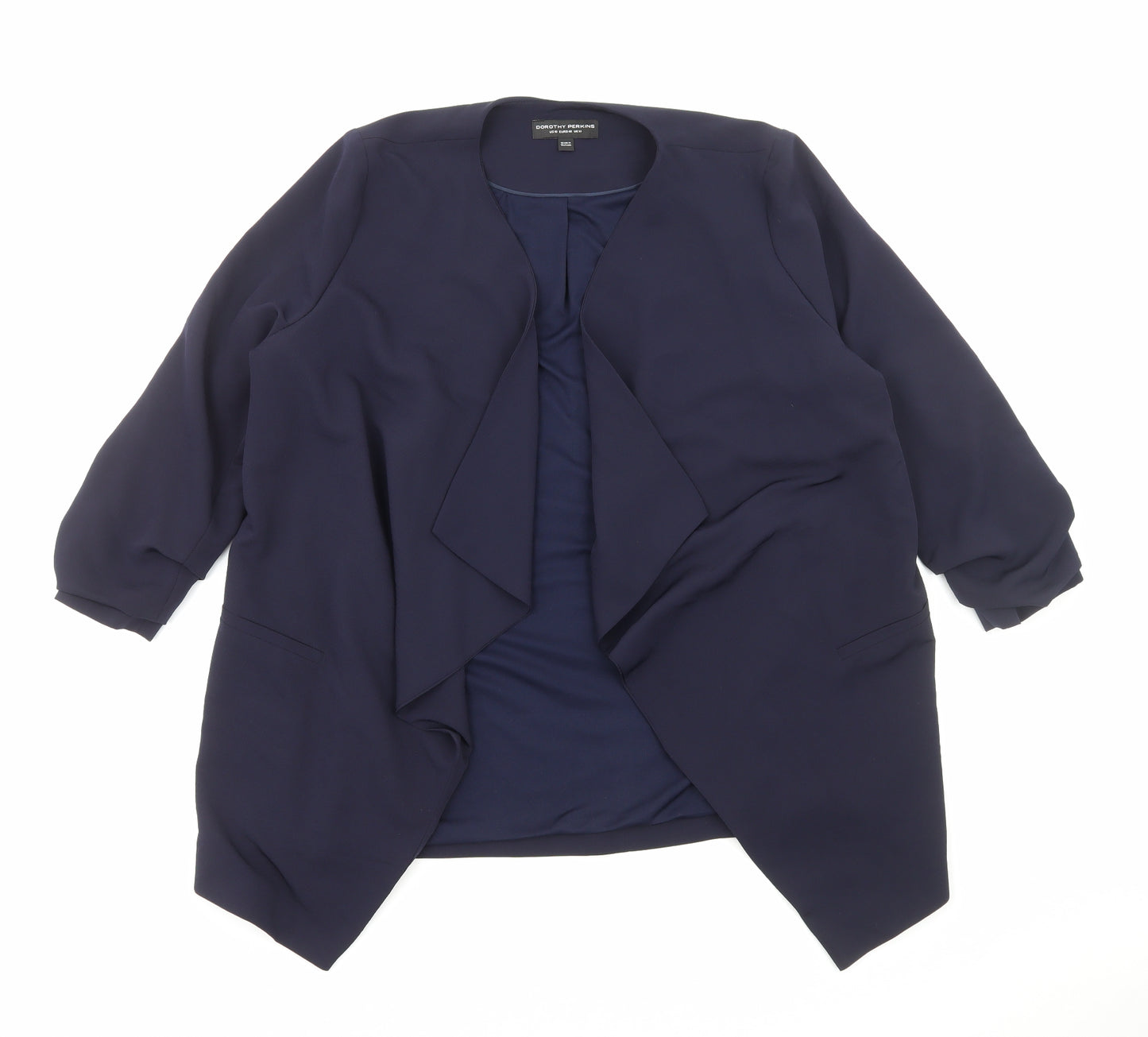 Dorothy Perkins Womens Blue Jacket Size 14 - Waterfall