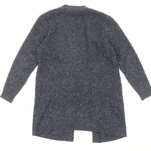 White Stuff Womens Blue V-Neck Viscose Cardigan Jumper Size 16