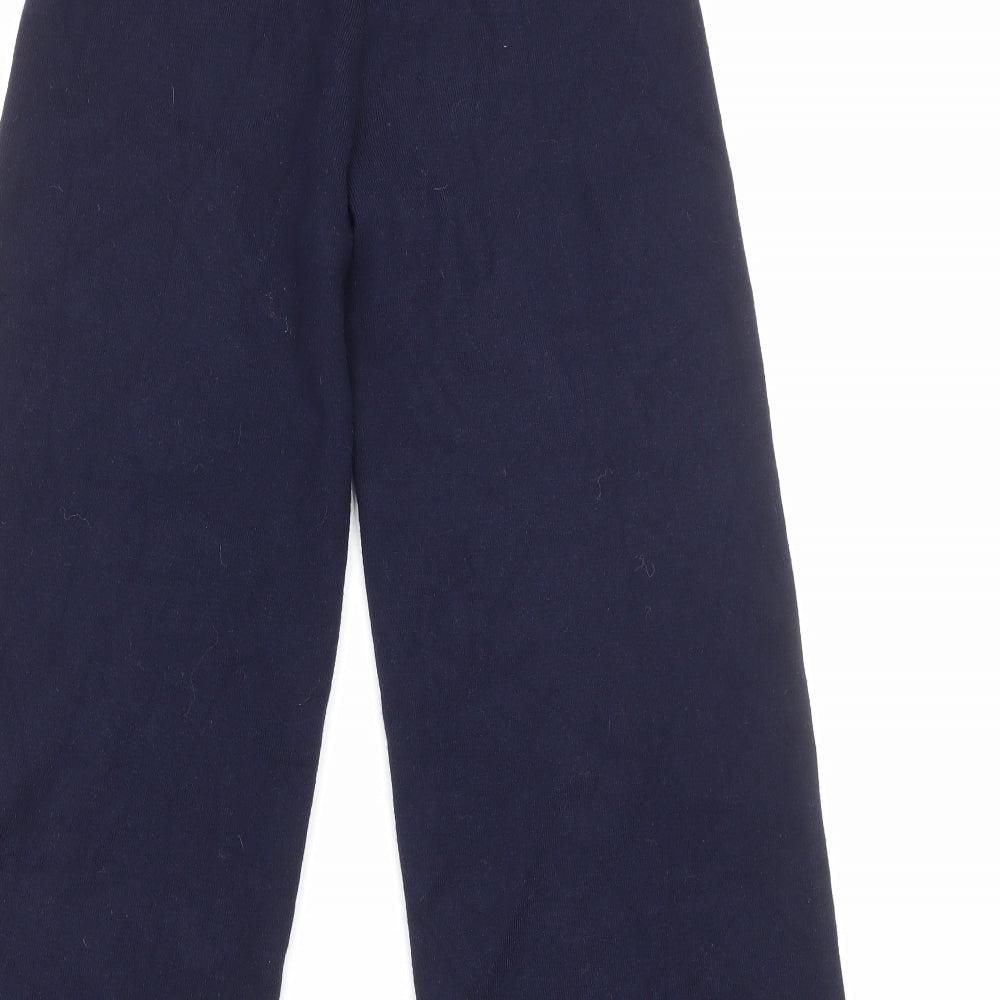 Laetitia Mem Womens Blue Viscose Trousers Size 10 Regular