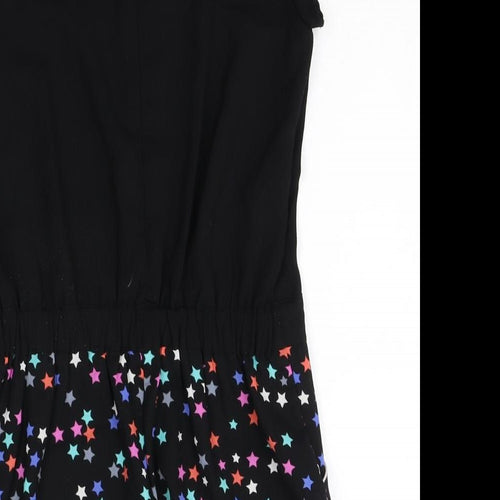 Marks and Spencer Girls Multicoloured Polyester Playsuit One-Piece Size 8-9 Years Zip - Stars