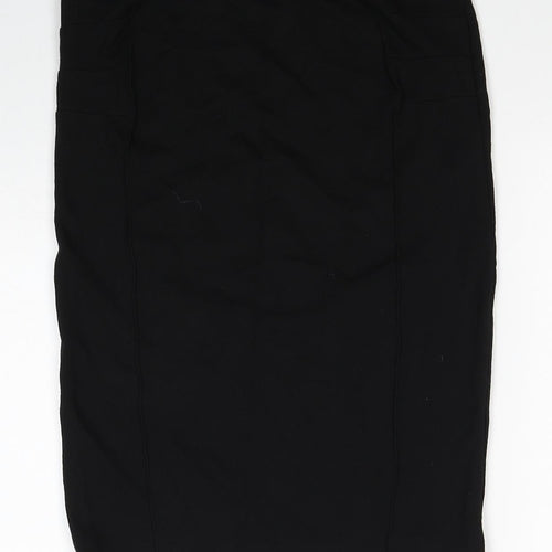 Mama-licious Womens Black Viscose Straight & Pencil Skirt Size M