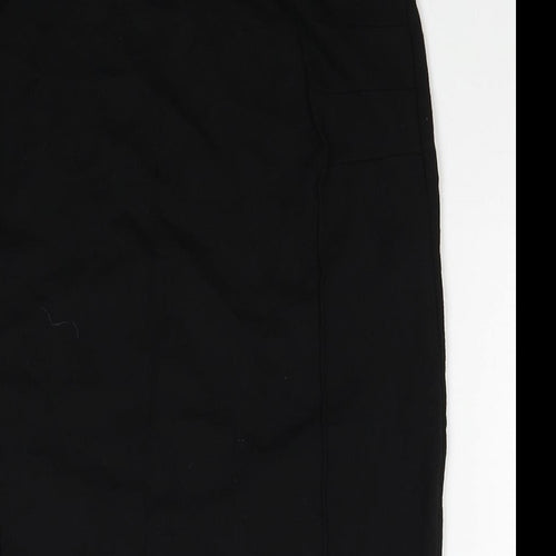 Mama-licious Womens Black Viscose Straight & Pencil Skirt Size M