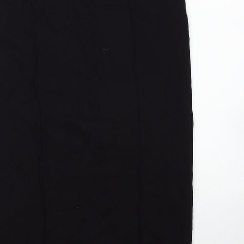 Mama-licious Womens Black Viscose Straight & Pencil Skirt Size M