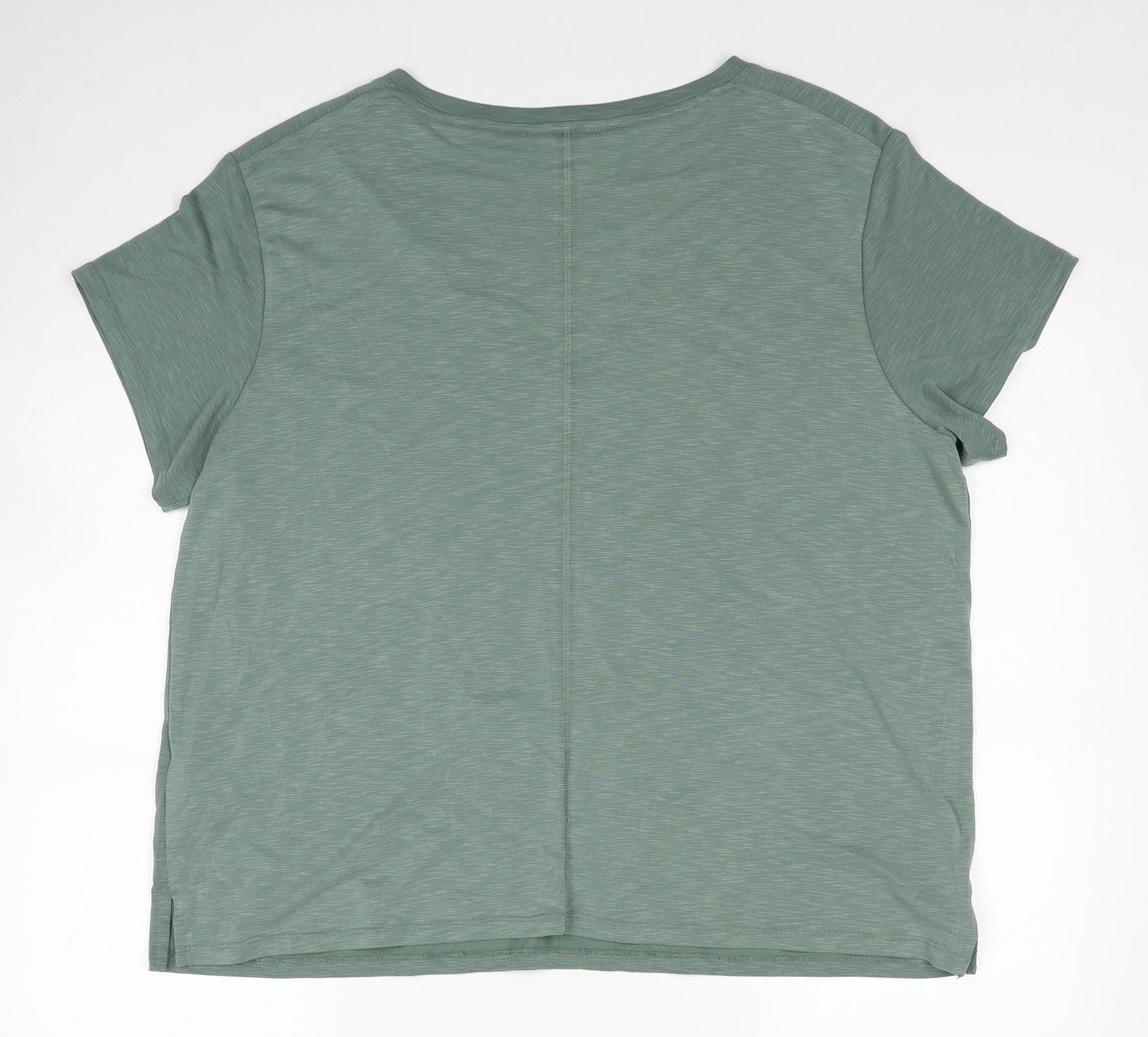 Per Una Womens Green Modal Basic Tank Size 20 V-Neck