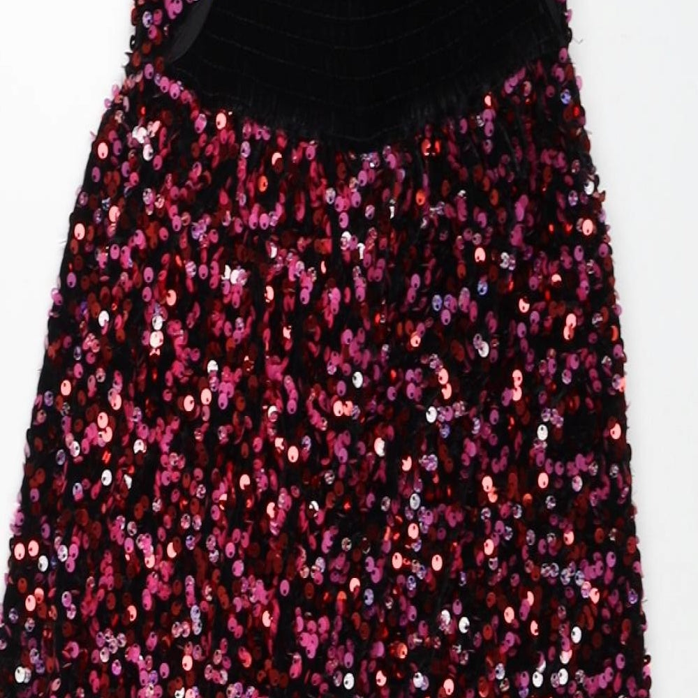 Marks and Spencer Girls Pink Polyester Jumpsuit One-Piece Size 7-8 Years Button