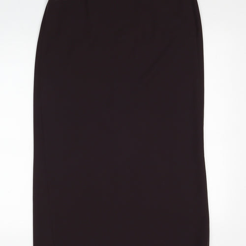 Gerry Weber Womens Brown Polyester Straight & Pencil Skirt Size 12 Zip