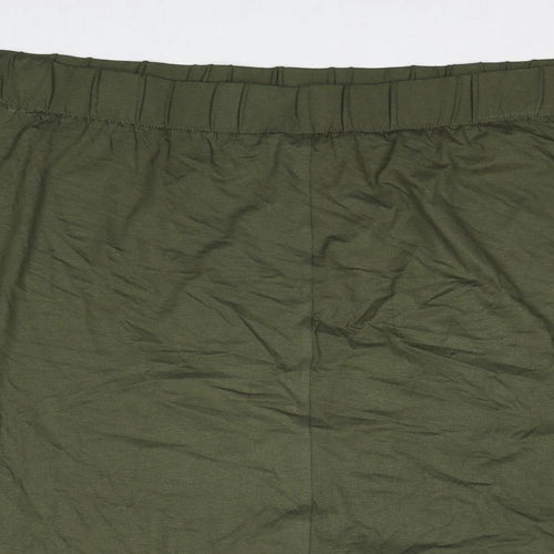 Marks and Spencer Womens Green Viscose Straight & Pencil Skirt Size 20