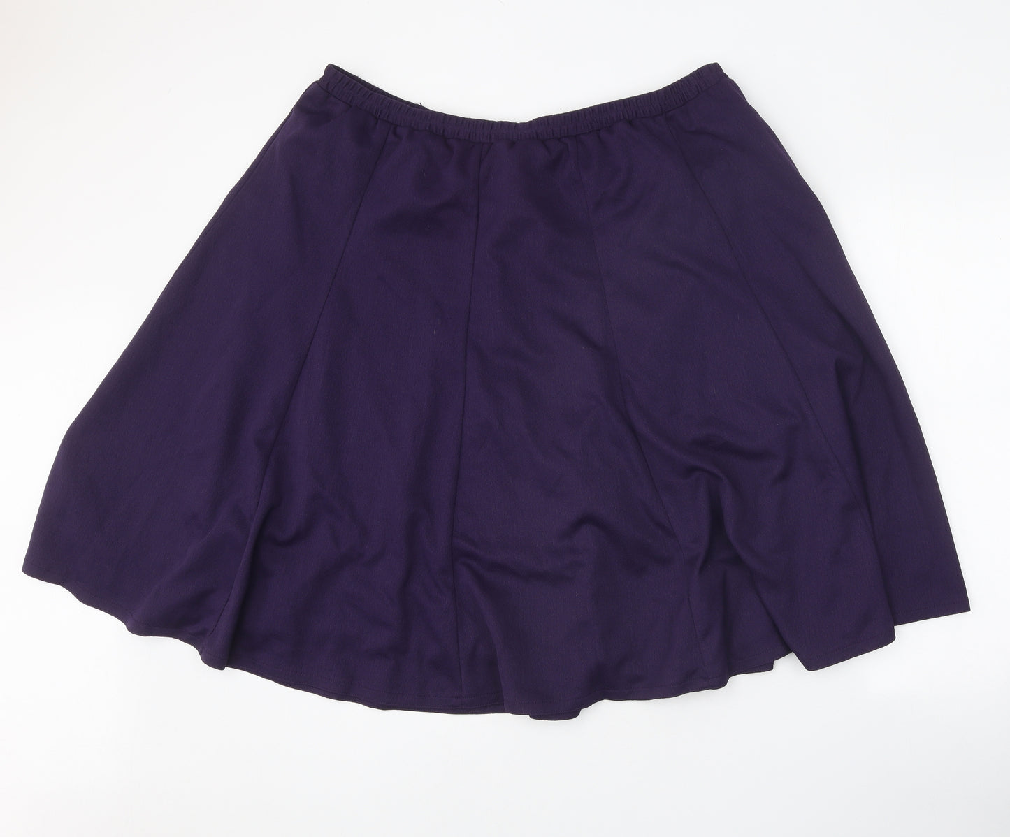 Riddella Womens Blue Polyester Skater Skirt Size 24