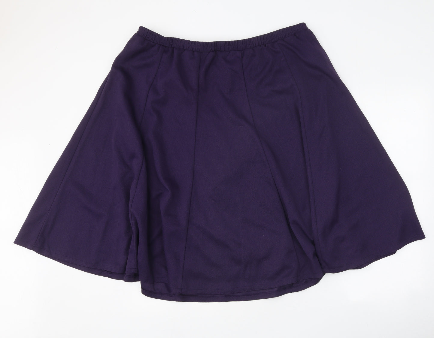 Riddella Womens Blue Polyester Skater Skirt Size 24