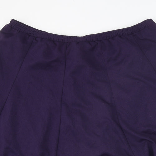 Riddella Womens Blue Polyester Skater Skirt Size 24