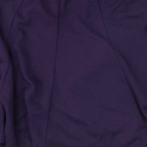 Riddella Womens Blue Polyester Skater Skirt Size 24