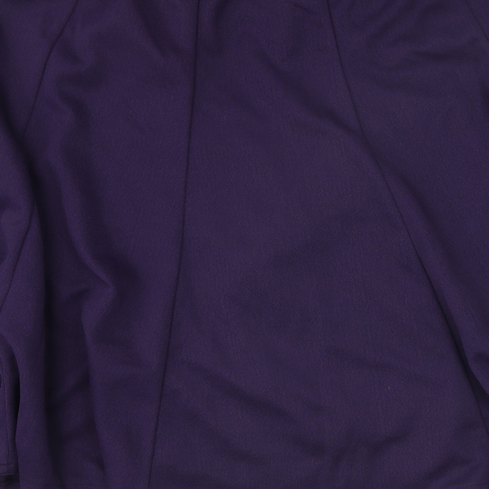 Riddella Womens Blue Polyester Skater Skirt Size 24