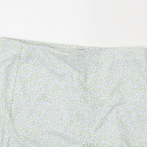 Divided Womens Multicoloured Geometric Polyester A-Line Skirt Size M - Lace Detail