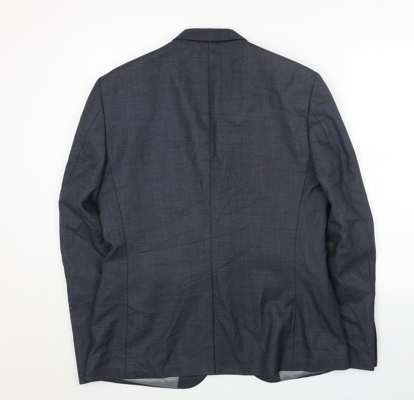 JACK REID Mens Blue Polyester Jacket Blazer Size 42 Regular