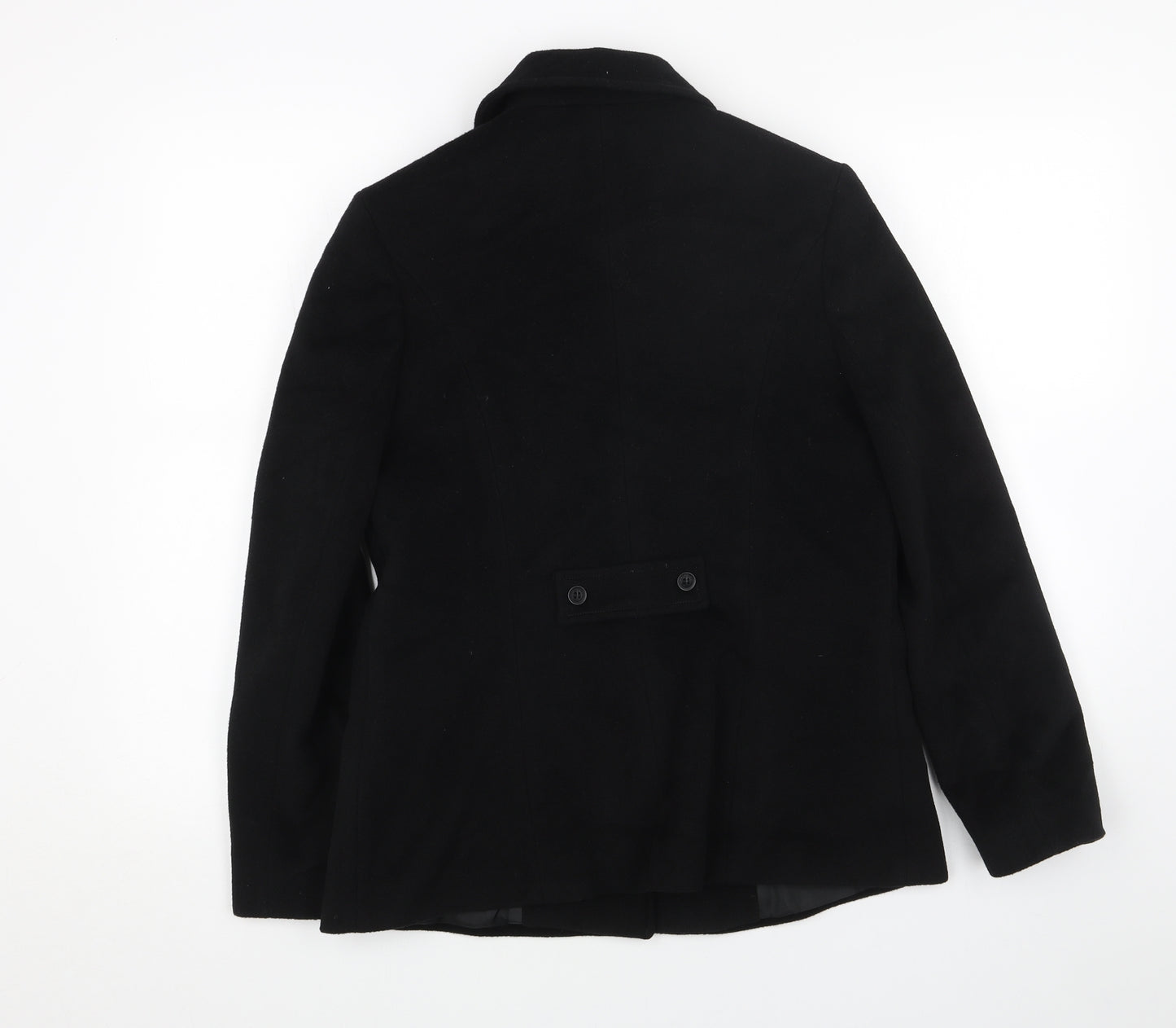 VEEKO Womens Black Pea Coat Coat Size 10 Zip