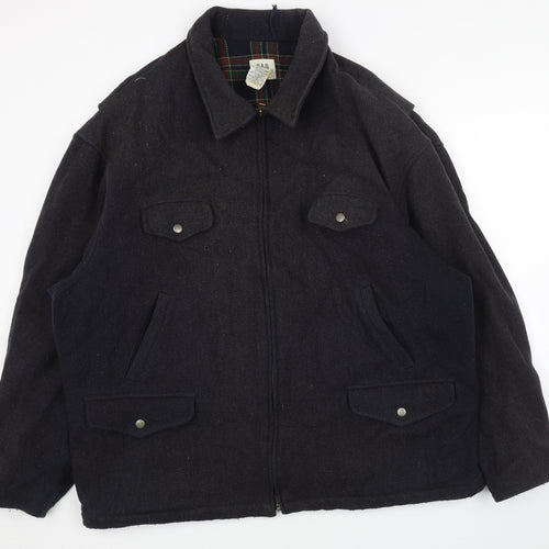 Gap Mens Blue Pea Coat Coat Size XL Zip