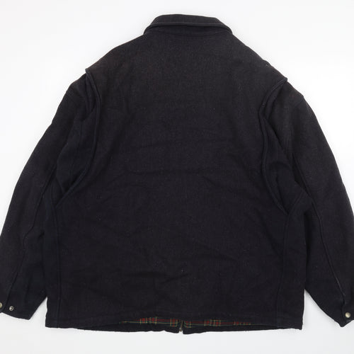 Gap Mens Blue Pea Coat Coat Size XL Zip