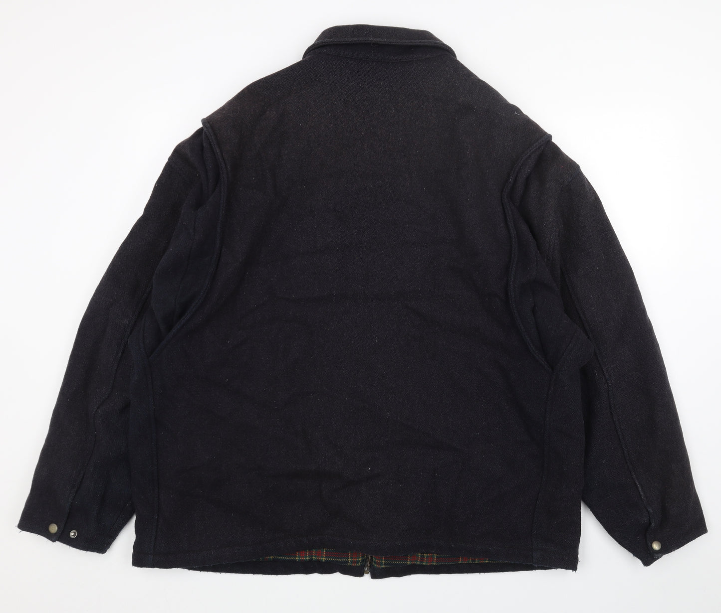 Gap Mens Blue Pea Coat Coat Size XL Zip