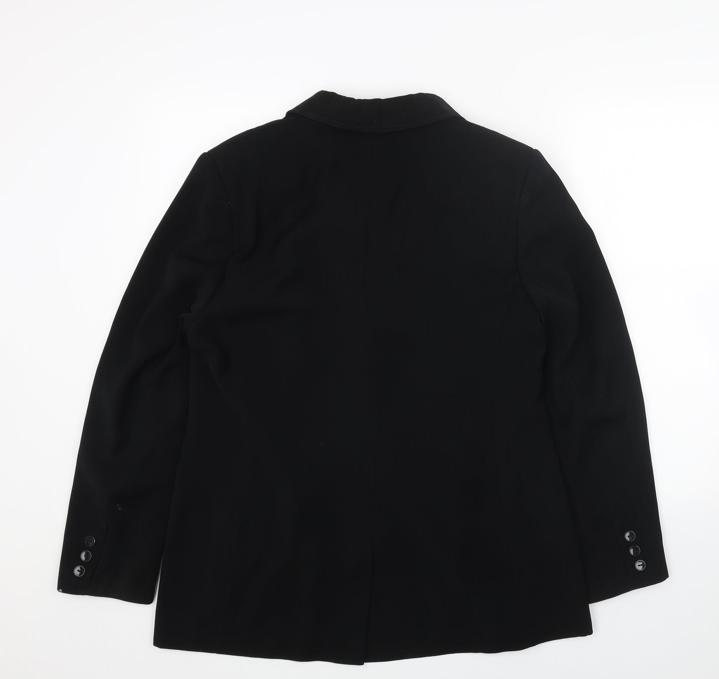 dunnes Womens Black Jacket Blazer Size 16 Button