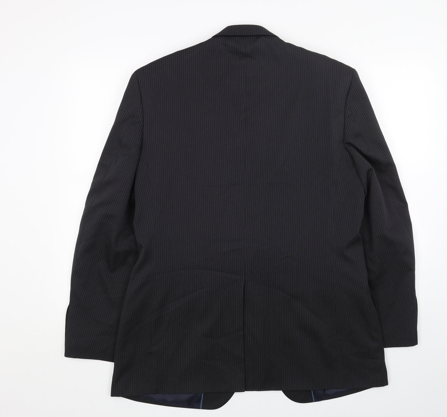 F&F Mens Black Viscose Jacket Blazer Size 40 Regular