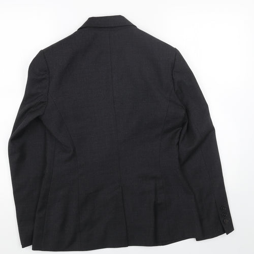 Marks and Spencer Womens Grey Wool Jacket Suit Jacket Size 10