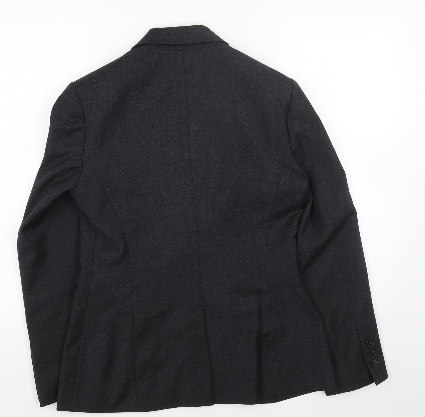 Marks and Spencer Womens Grey Wool Jacket Suit Jacket Size 10