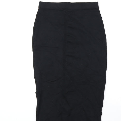 George Womens Black Viscose Straight & Pencil Skirt Size 8