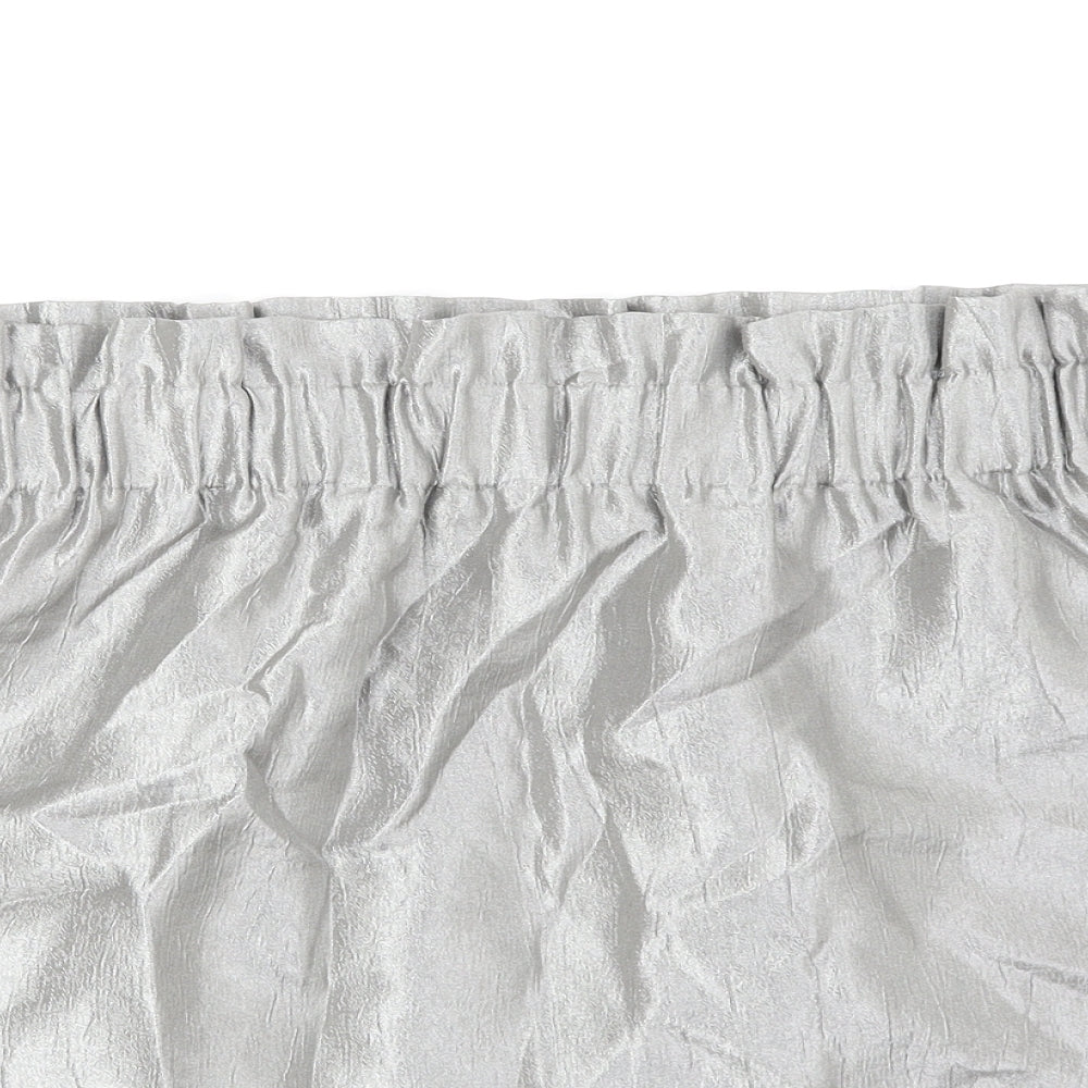 H&M Womens Silver Viscose Mini Skirt Size 14