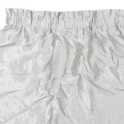 H&M Womens Silver Viscose Mini Skirt Size 14