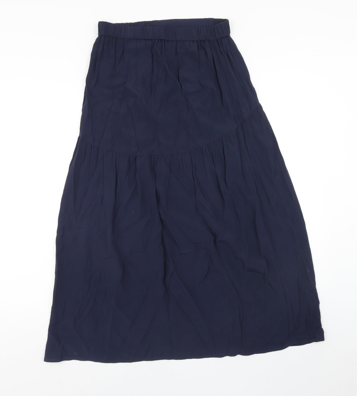 Marks and Spencer Womens Blue Viscose Peasant Skirt Size 8