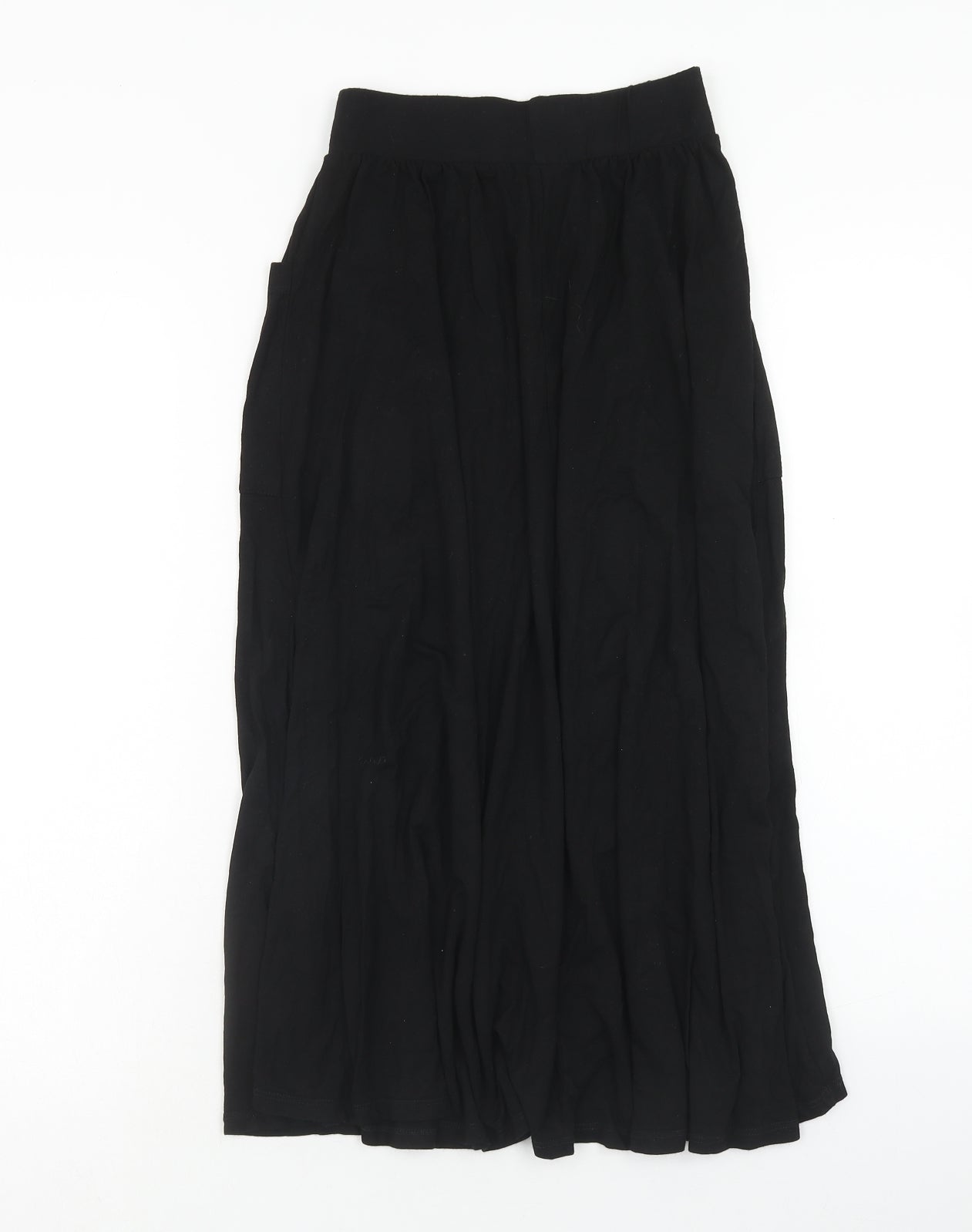 ASOS Womens Black Viscose Peasant Skirt Size 6
