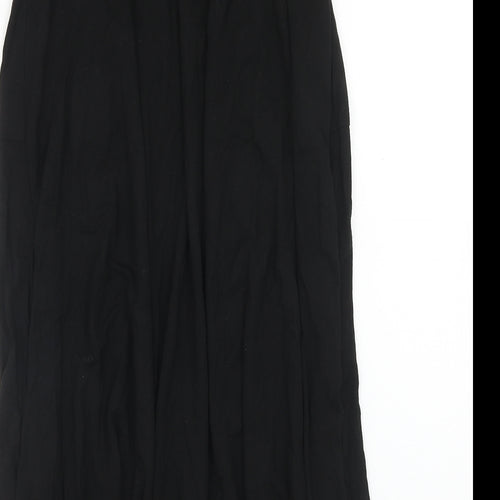 ASOS Womens Black Viscose Peasant Skirt Size 6