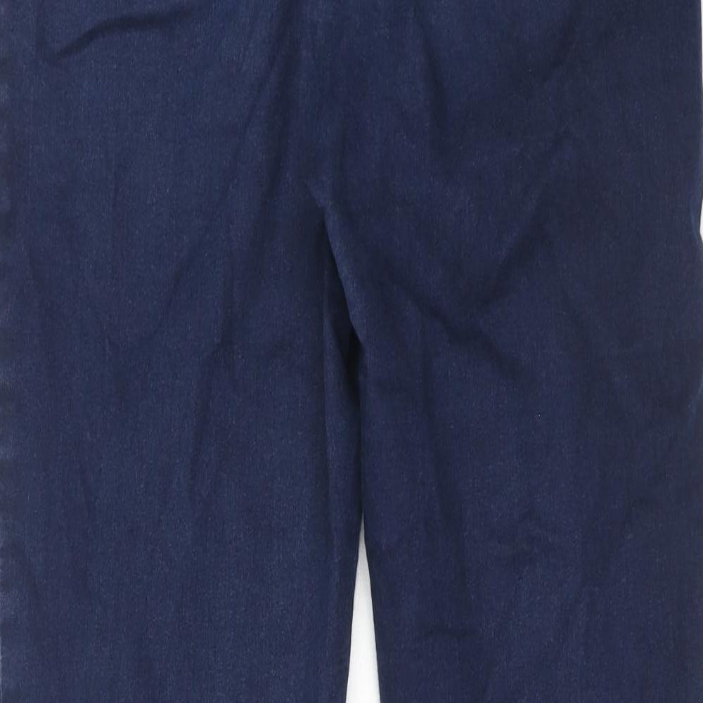 Marks and Spencer Womens Blue Cotton Jegging Jeans Size 14 Regular