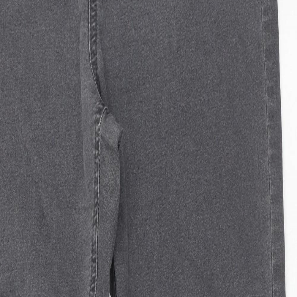 Marks and Spencer Womens Grey Cotton Jegging Jeans Size 14 Regular