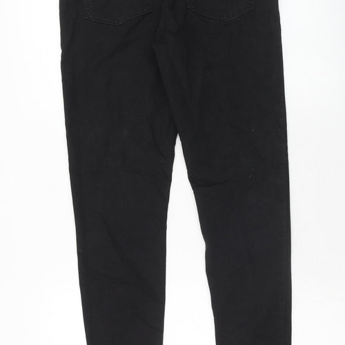 Marks and Spencer Womens Black Cotton Jegging Jeans Size 12 Regular