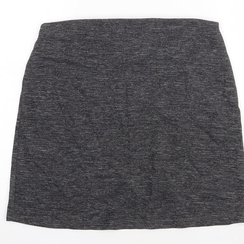 Marks and Spencer Womens Grey Polyamide Bandage Skirt Size 12