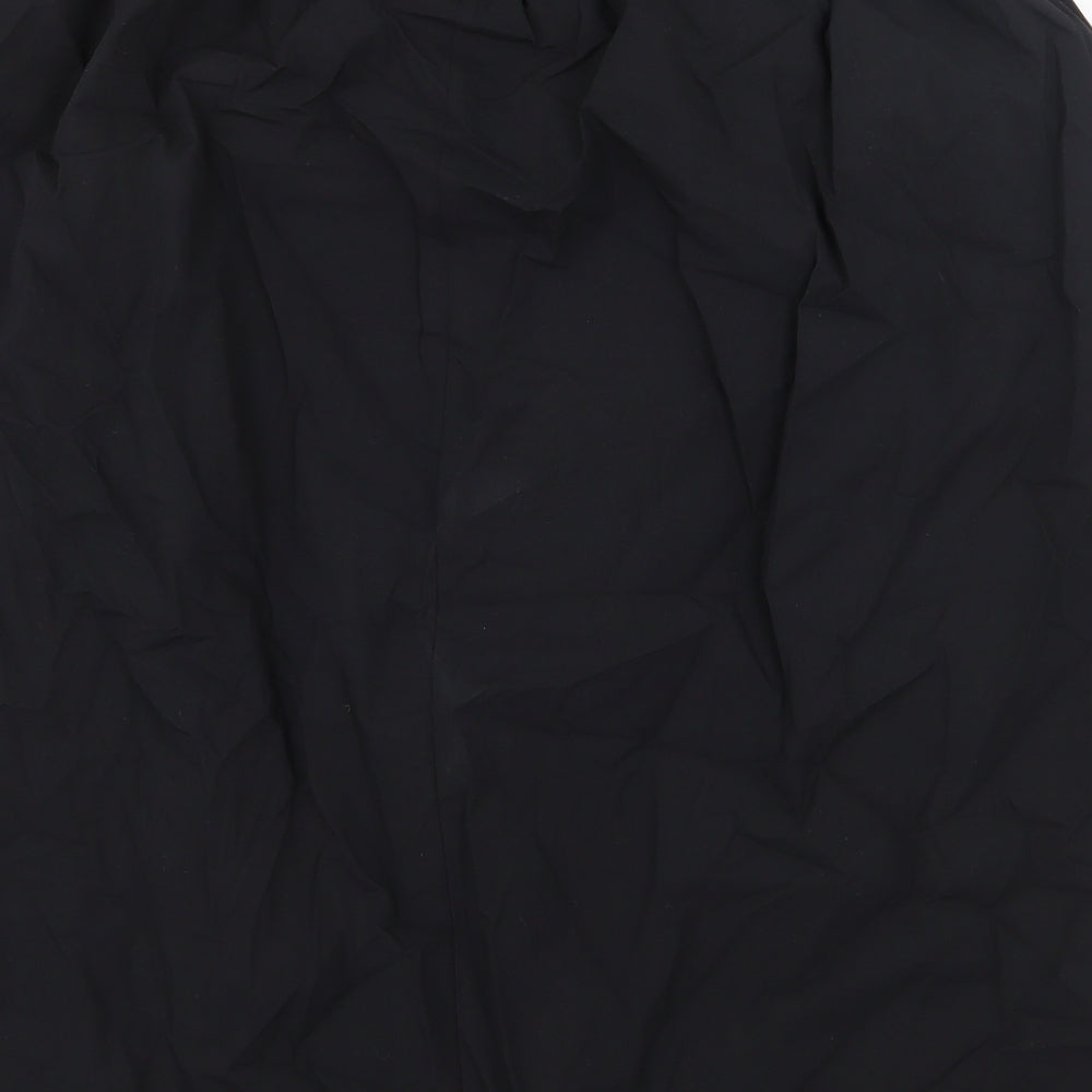 Marks and Spencer Womens Black Cotton Swing Skirt Size 20