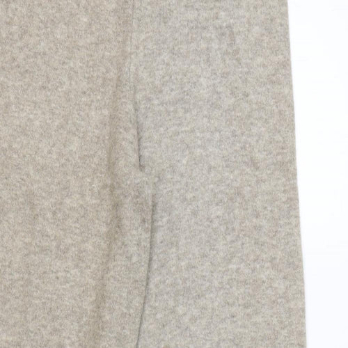 Zara Womens Brown Acrylic Trousers Size M Regular