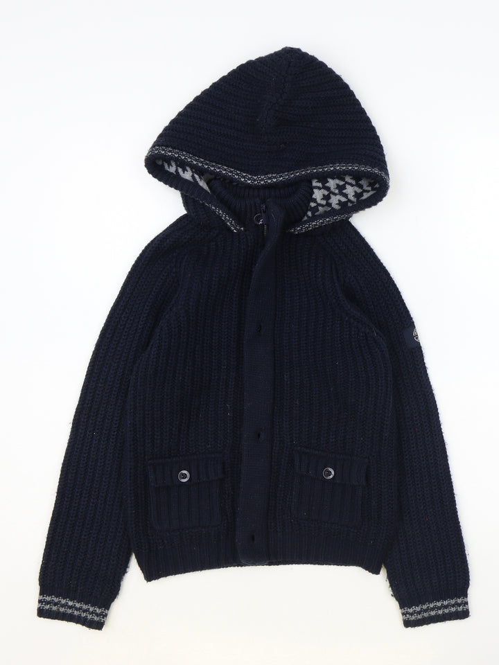 Maycral Boys Blue Jacket Size 9 Years Zip