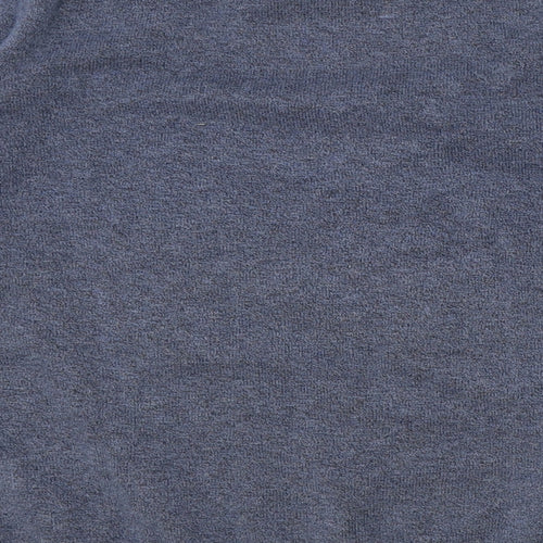 Marks and Spencer Womens Blue Round Neck Polyester Pullover Jumper Size M