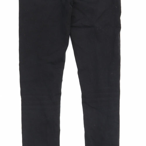 Waredenim Womens Black Cotton Skinny Jeans Size 10 Regular Zip
