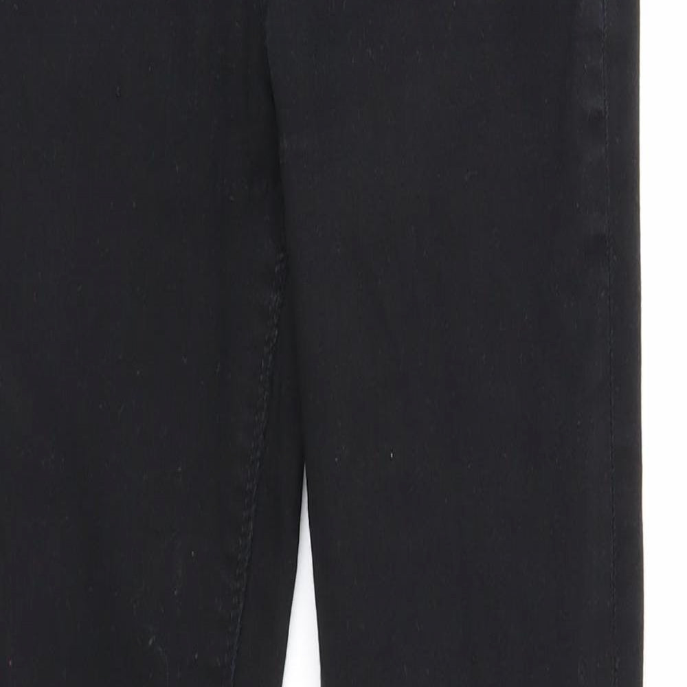 Waredenim Womens Black Cotton Skinny Jeans Size 10 Regular Zip
