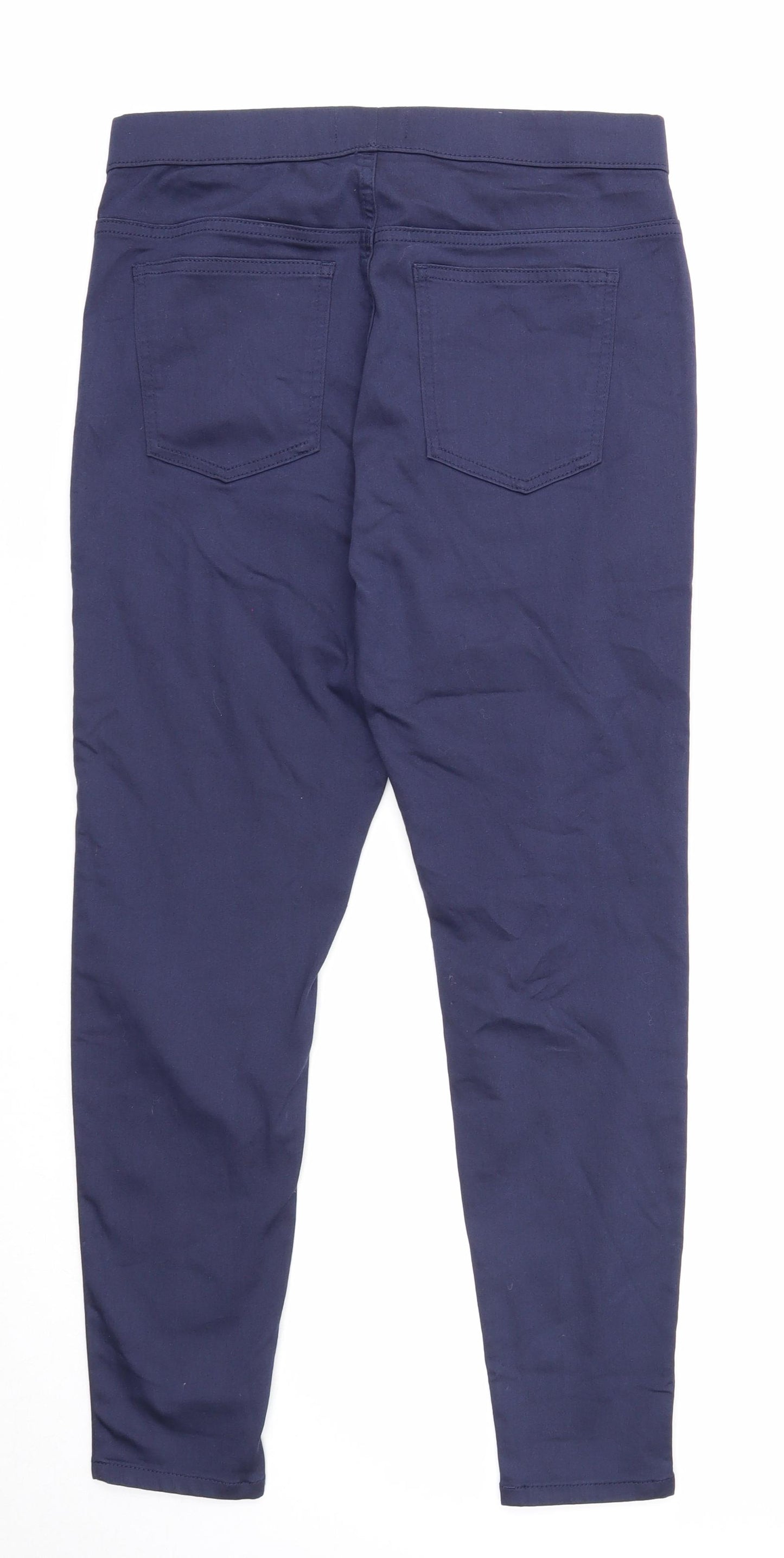 Marks and Spencer Womens Blue Cotton Jegging Jeans Size 12 Regular