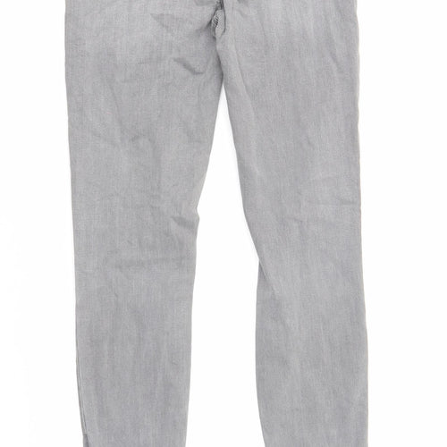 J Brand Womens Grey Cotton Skinny Jeans Size 28 in Regular Zip