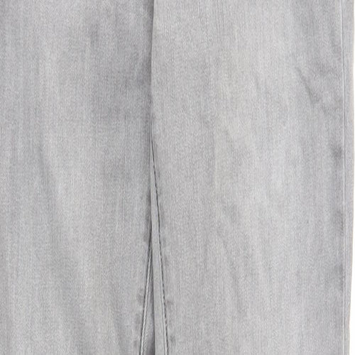 J Brand Womens Grey Cotton Skinny Jeans Size 28 in Regular Zip