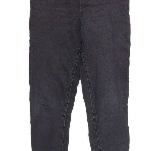 Marks and Spencer Womens Black Cotton Jegging Jeans Size 10 Regular