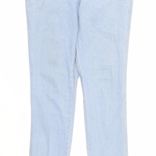 &Denim Womens Blue Cotton Skinny Jeans Size 32 in Regular Zip