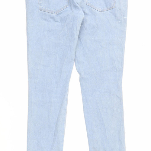 &Denim Womens Blue Cotton Skinny Jeans Size 32 in Regular Zip