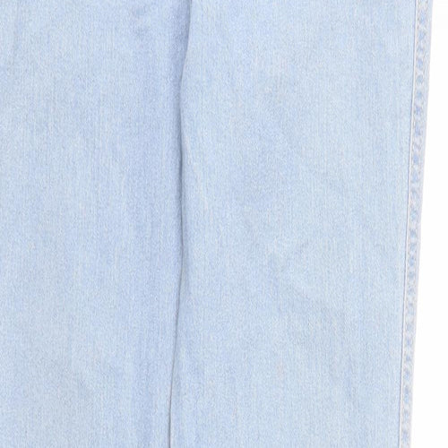 &Denim Womens Blue Cotton Skinny Jeans Size 32 in Regular Zip